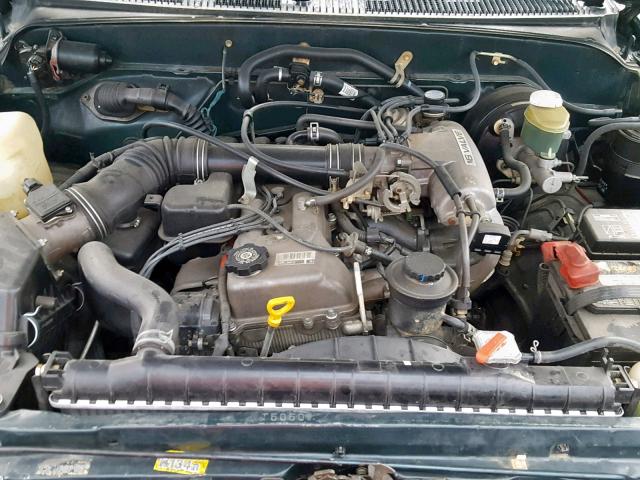 4TANL42N0VZ264699 - 1997 TOYOTA TACOMA GREEN photo 7