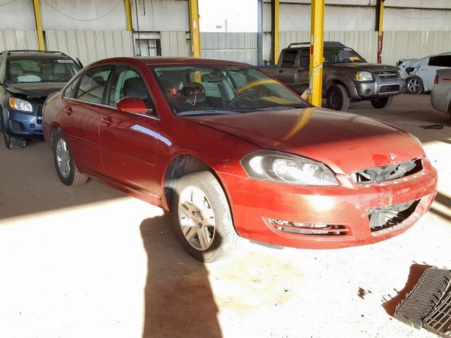 2G1WB5E3XE1189085 - 2014 CHEVROLET IMPALA LIM BURGUNDY photo 1