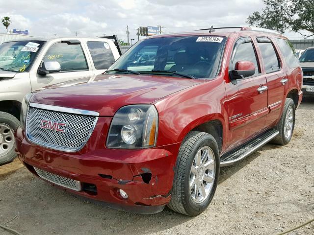 1GKEC63838J155525 - 2008 GMC YUKON DENA MAROON photo 2