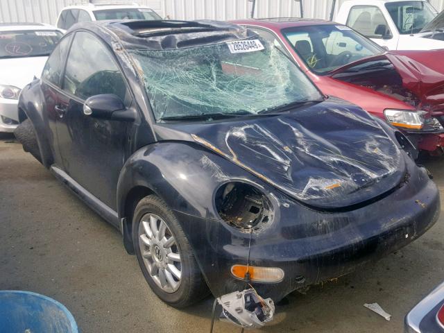 3VWCK31C15M404282 - 2005 VOLKSWAGEN NEW BEETLE შავი ფოტო 1