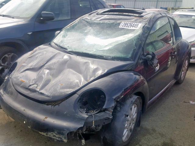 3VWCK31C15M404282 - 2005 VOLKSWAGEN NEW BEETLE შავი ფოტო 2