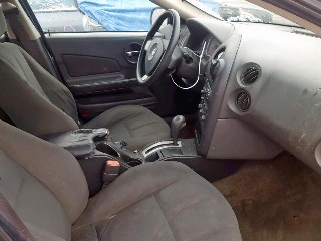 2G2WP522751349867 - 2005 PONTIAC GRAND PRIX GREEN photo 5
