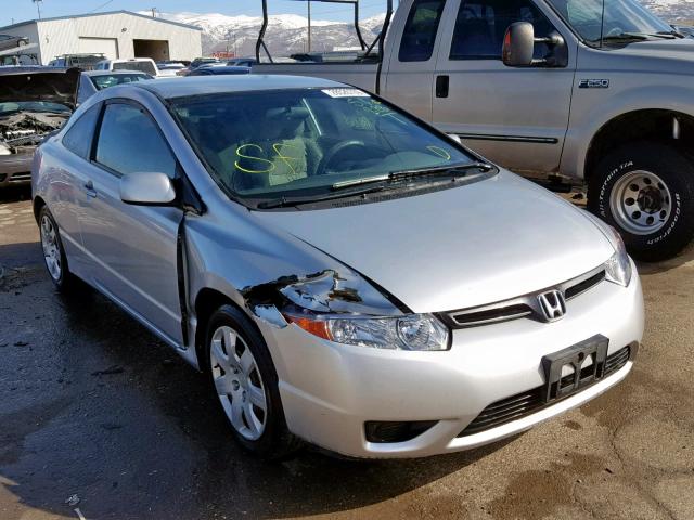 2HGFG11666H527237 - 2006 HONDA CIVIC LX SILVER photo 1
