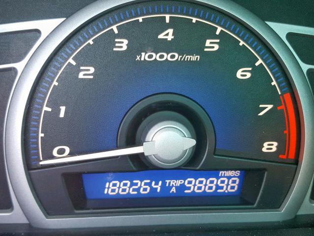 2HGFG11666H527237 - 2006 HONDA CIVIC LX SILVER photo 8