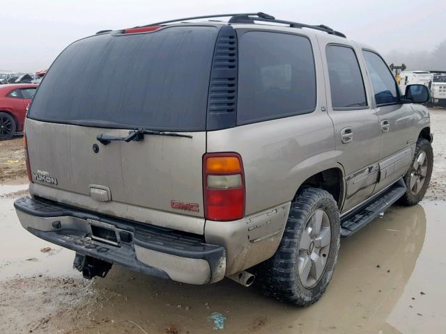 1GKEC13Z92R172205 - 2002 GMC YUKON TAN photo 4