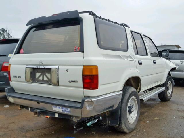 JT3VN29V0R0030604 - 1994 TOYOTA 4RUNNER VN WHITE photo 4