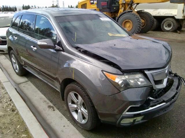 2HNYD2H20AH507609 - 2010 ACURA MDX GRAY photo 1