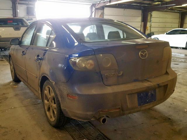 JM1BK323171751981 - 2007 MAZDA 3 S BLUE photo 3