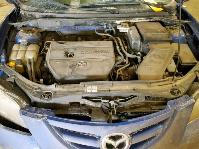 JM1BK323171751981 - 2007 MAZDA 3 S BLUE photo 7