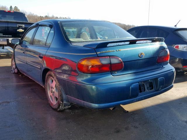 1G1NE52J02M704956 - 2002 CHEVROLET MALIBU LS BLUE photo 3