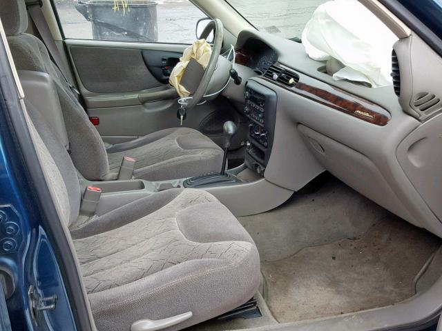 1G1NE52J02M704956 - 2002 CHEVROLET MALIBU LS BLUE photo 5