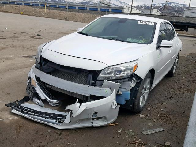 1G11C5SL6EF207943 - 2014 CHEVROLET MALIBU 1LT WHITE photo 2