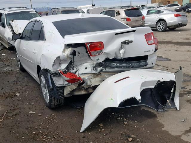 1G11C5SL6EF207943 - 2014 CHEVROLET MALIBU 1LT WHITE photo 3