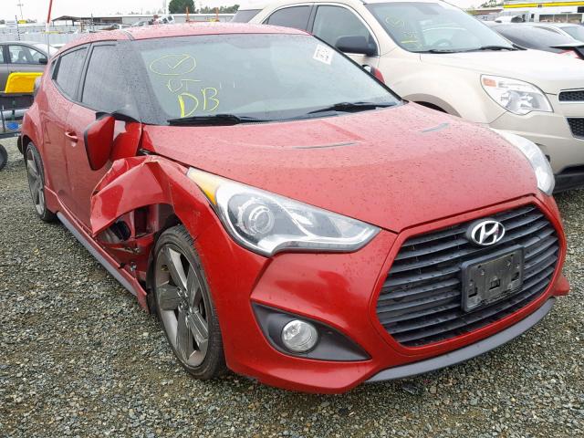 KMHTC6AE4DU160765 - 2013 HYUNDAI VELOSTER T RED photo 1