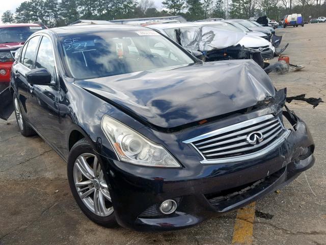 JN1CV6AR2AM453161 - 2010 INFINITI G37 BLACK photo 1