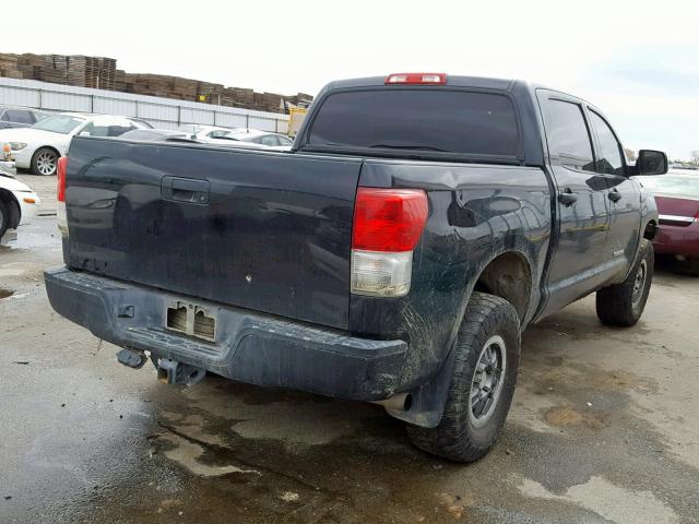 5TFDY5F1XBX168102 - 2011 TOYOTA TUNDRA CRE BLACK photo 4