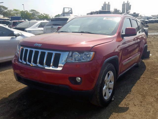 1J4RR4GG8BC531000 - 2011 JEEP GRAND CHER RED photo 2