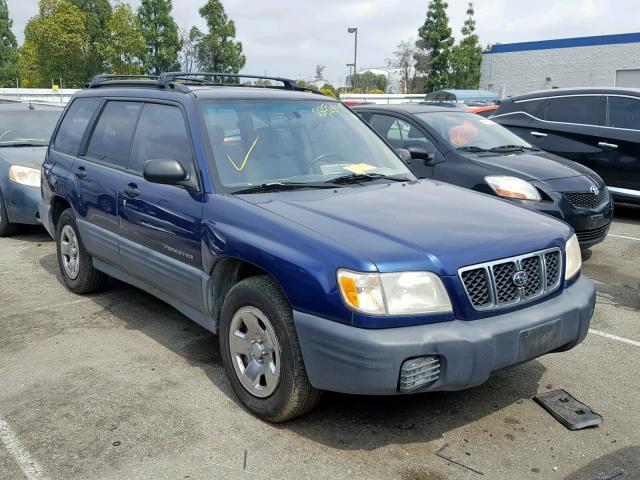 JF1SF63532H708545 - 2002 SUBARU FORESTER L BLUE photo 1