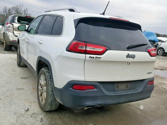 1C4PJLCB6FW617631 - 2015 JEEP CHEROKEE L WHITE photo 3