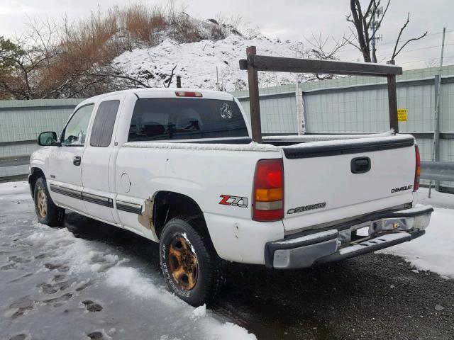 1GCEK19T3YE386317 - 2000 CHEVROLET SILVERADO WHITE photo 3