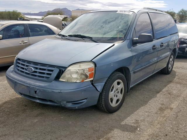 2FMDA51665BA49008 - 2005 FORD FREESTAR S BLUE photo 2