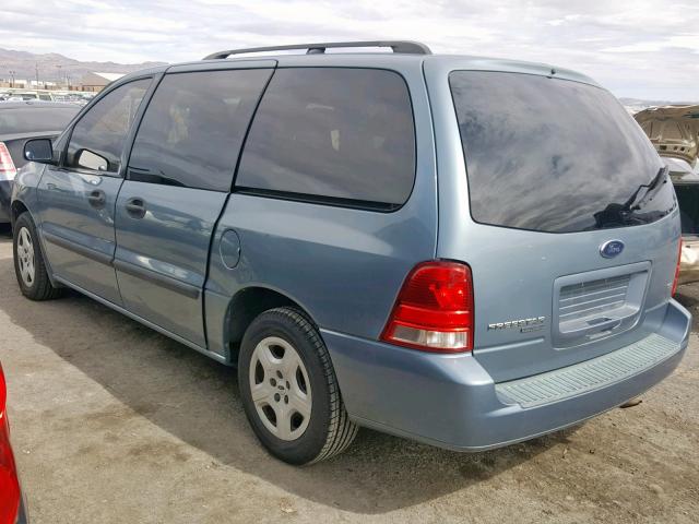 2FMDA51665BA49008 - 2005 FORD FREESTAR S BLUE photo 3