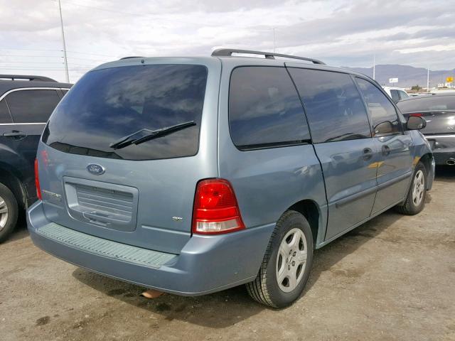 2FMDA51665BA49008 - 2005 FORD FREESTAR S BLUE photo 4