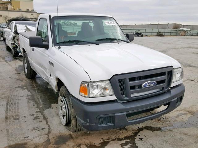 1FTYR10D26PA36628 - 2006 FORD RANGER WHITE photo 1