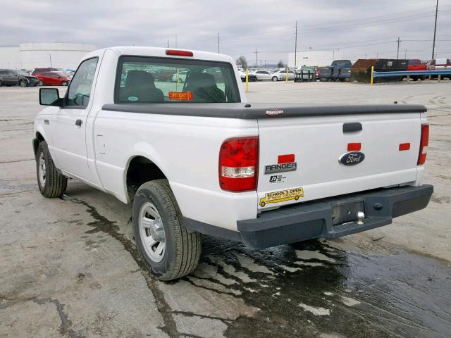 1FTYR10D26PA36628 - 2006 FORD RANGER WHITE photo 3