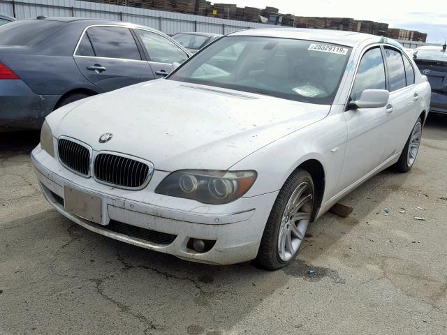 WBAHL83506DT02242 - 2006 BMW 750 I WHITE photo 2