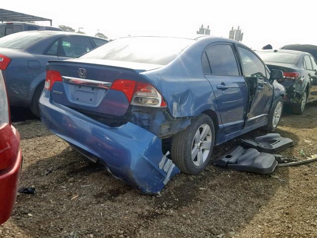 2HGFA1F67BH549655 - 2011 HONDA CIVIC LX-S BLUE photo 4