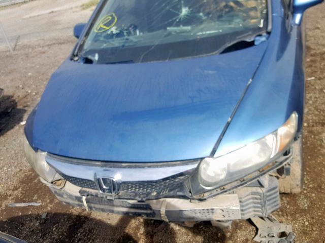 2HGFA1F67BH549655 - 2011 HONDA CIVIC LX-S Blau Foto 9