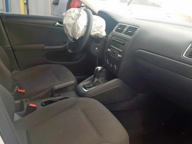 3VW2K7AJ4CM315434 - 2012 VOLKSWAGEN JETTA BASE WHITE photo 5