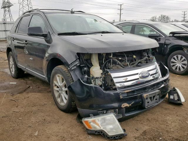 2FMDK38C57BB32669 - 2007 FORD EDGE SEL BLACK photo 1