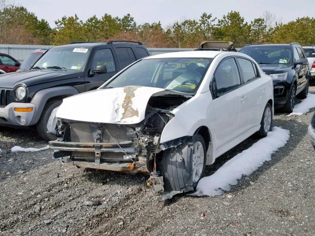 3N1AB6AP2AL682464 - 2010 NISSAN SENTRA 2.0 WHITE photo 2