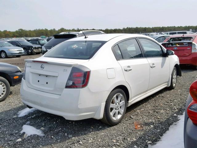 3N1AB6AP2AL682464 - 2010 NISSAN SENTRA 2.0 WHITE photo 4