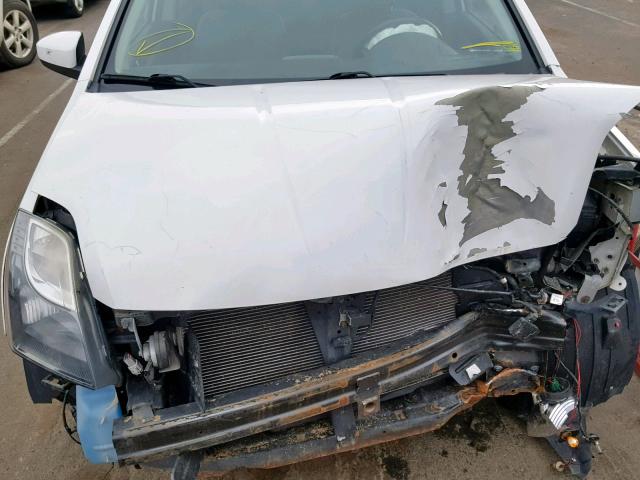 3N1AB6AP2AL682464 - 2010 NISSAN SENTRA 2.0 WHITE photo 7