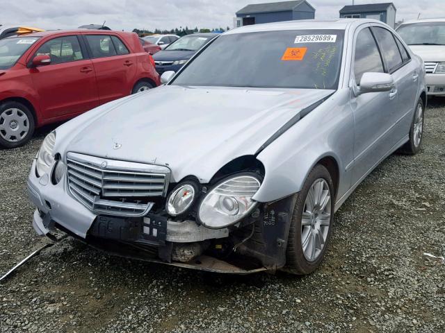 WDBUF22X07B074263 - 2007 MERCEDES-BENZ E 320 CDI SILVER photo 2