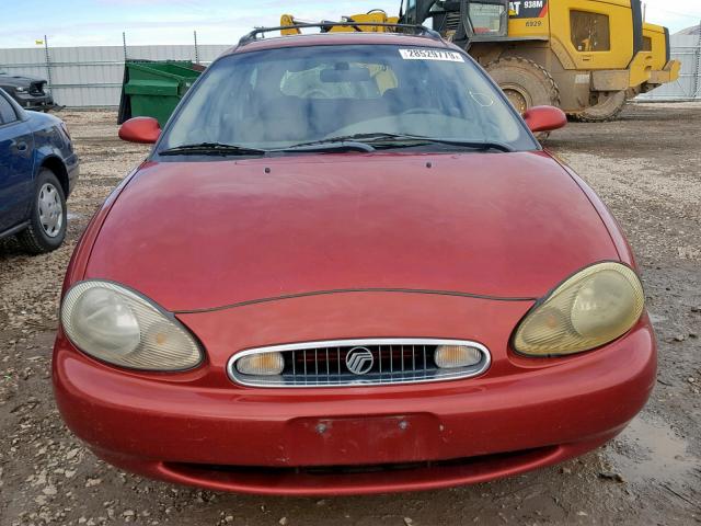 1MEFM55U3WG602736 - 1998 MERCURY SABLE LS MAROON photo 9