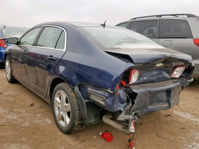 1G1ZB5E17BF344174 - 2011 CHEVROLET MALIBU LS BLUE photo 3