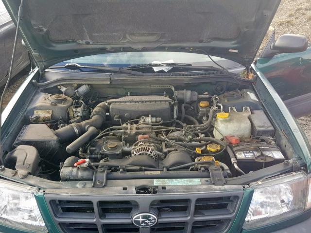 JF1SF6350XH732177 - 1999 SUBARU FORESTER L GREEN photo 7