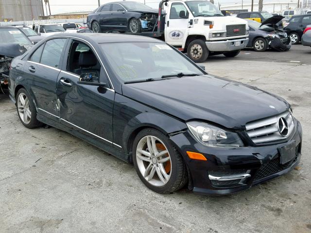 WDDGF4HB5DA796308 - 2013 MERCEDES-BENZ C 250 BLACK photo 1