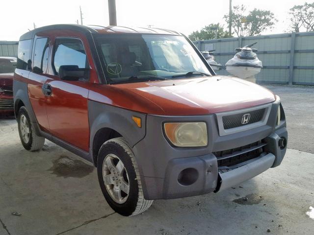 5J6YH28543L008350 - 2003 HONDA ELEMENT EX ORANGE photo 1