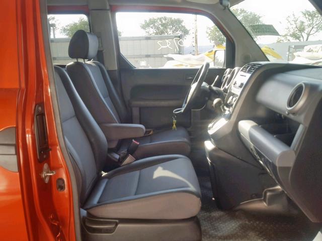 5J6YH28543L008350 - 2003 HONDA ELEMENT EX ORANGE photo 5