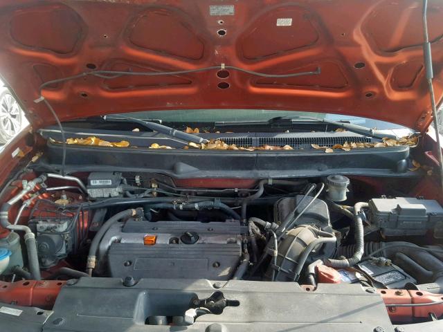 5J6YH28543L008350 - 2003 HONDA ELEMENT EX ORANGE photo 7