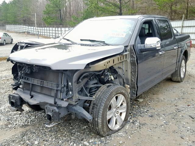 1FTEW1EFXFFC84508 - 2015 FORD F150 SUPER GRAY photo 2