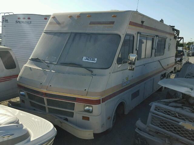 17N630127KW014910 - 1989 BOUN MOTORHOME TAN photo 2