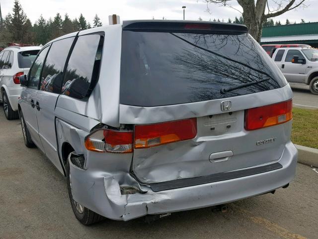 5FNRL18554B032406 - 2004 HONDA ODYSSEY LX SILVER photo 3