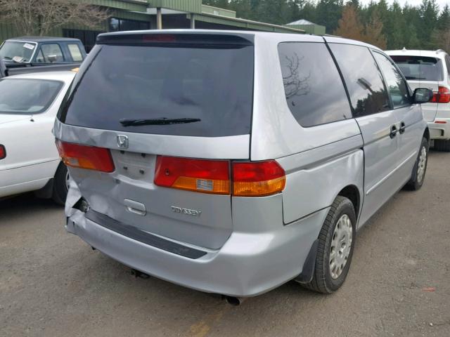 5FNRL18554B032406 - 2004 HONDA ODYSSEY LX SILVER photo 4