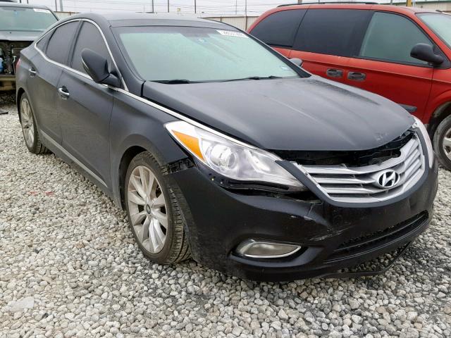 KMHFH4JG0DA276583 - 2013 HYUNDAI AZERA GLS BLACK photo 1